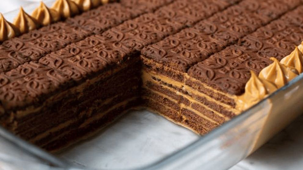 La chocotorta es un postre emblemático de la gastronomía argentina.