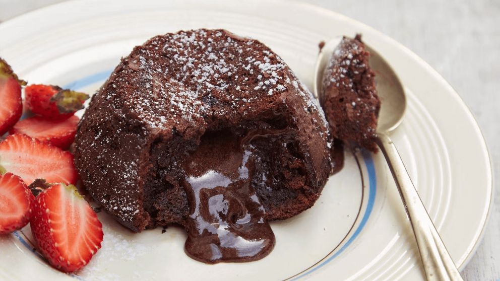 Qué necesitas para lograr un volcán de chocolate exquisito.