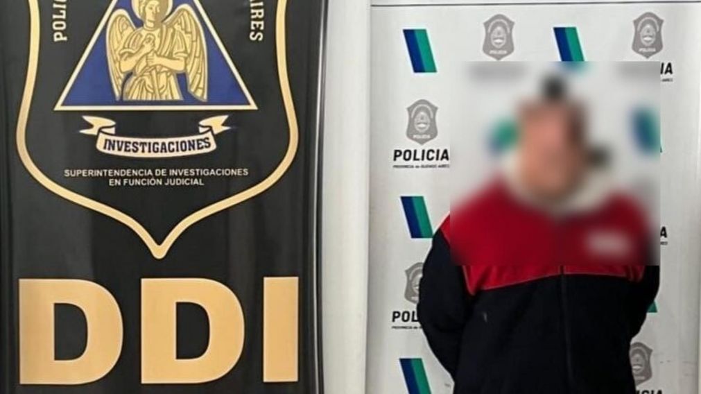 Este es el sujeto que resultó aprehendido por los investigadores policiales.