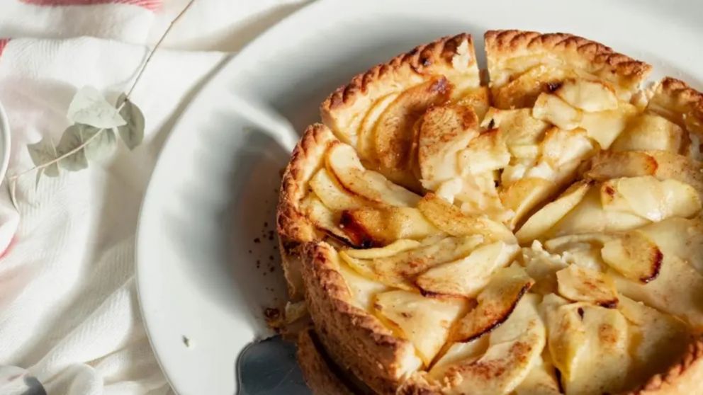 Receta de una riqu�sima tarta de manzana.