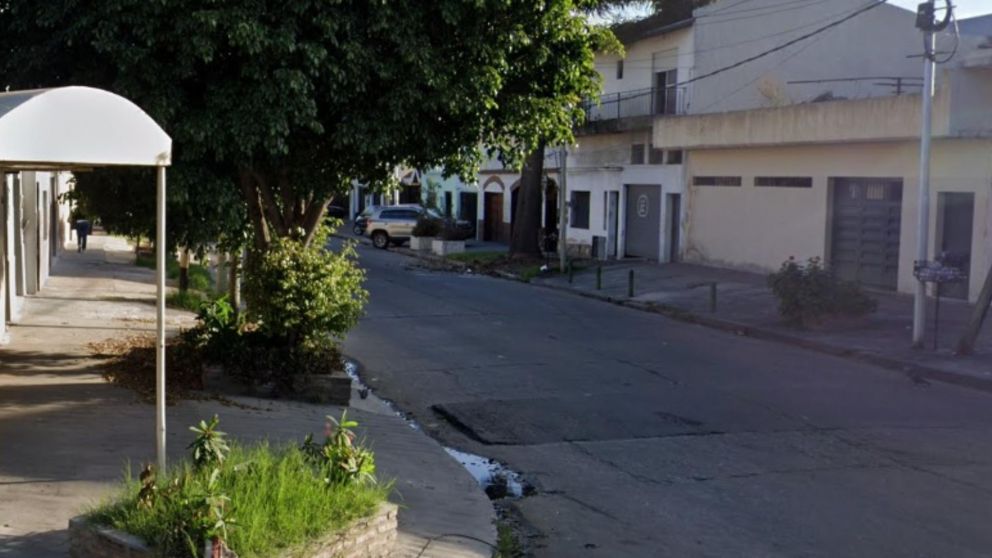 Acá, en este vecindario, sucedió el intento de robo en perjuicio de la víctima.