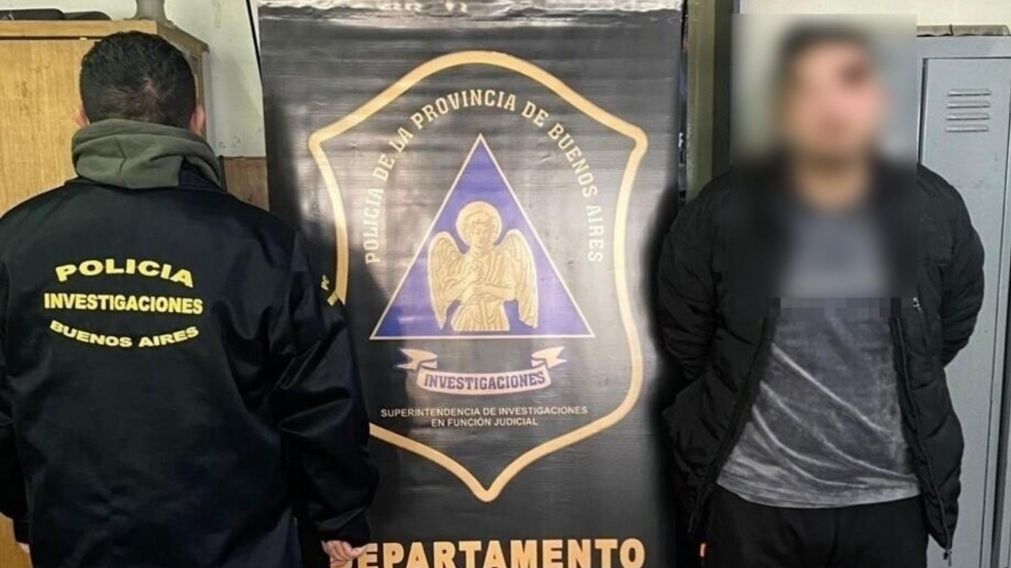 Este es el sospechoso, de 23 a�os, que result� aprehendido por los investigadores policiales.