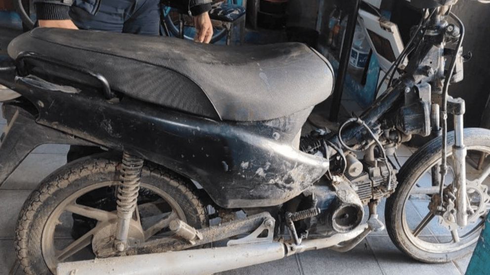 Una de las motos secuestradas (Gentileza El Día).