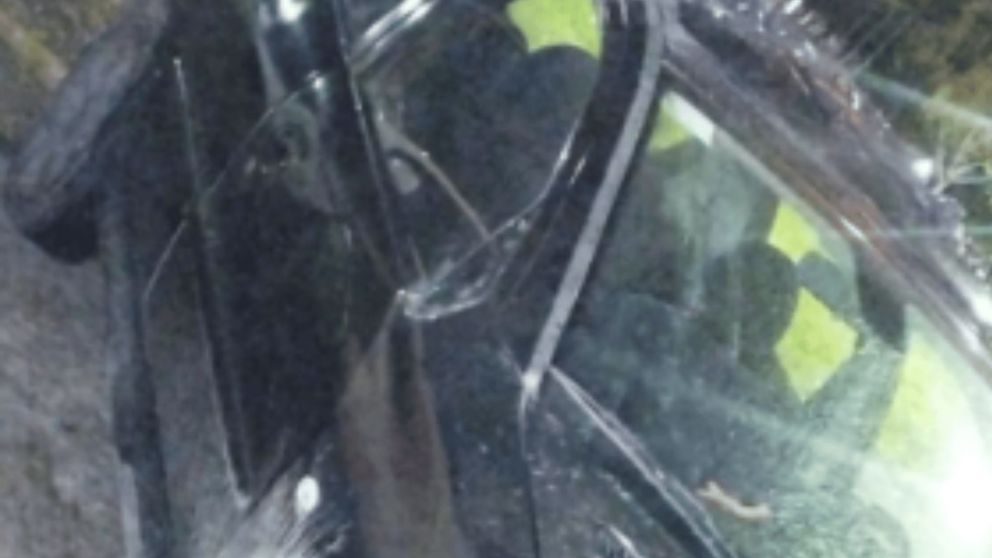 El auto en el que escapó el autor del hecho (Gentileza 0223).