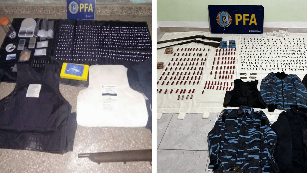 ¡VIDEO! Cae peligrosa banda narco con cocaína, marihuana, arsenal de armas, chalecos antibala y dinero en efectivo