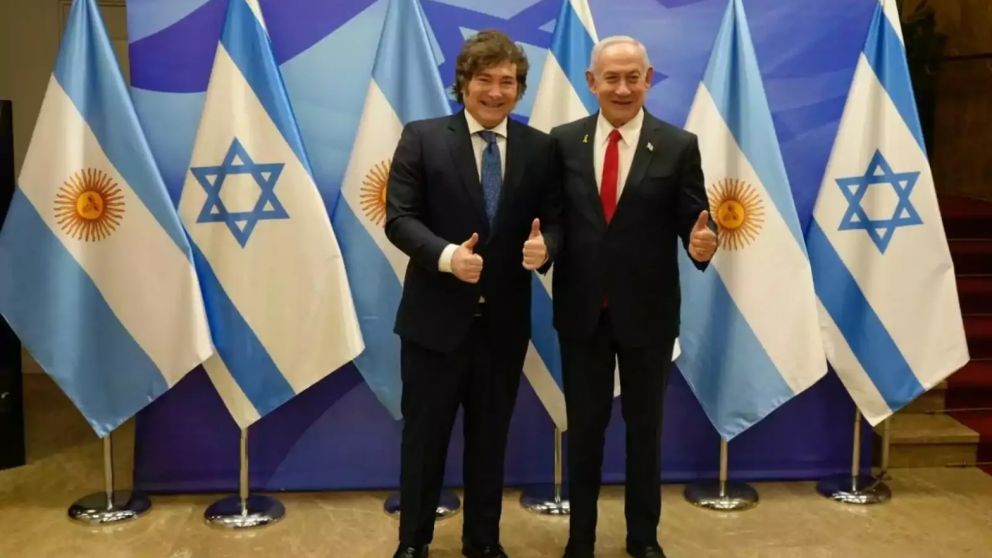 Milei y Netanyahu ratificaron la alianza pol�tica entre Argentina e Israel.