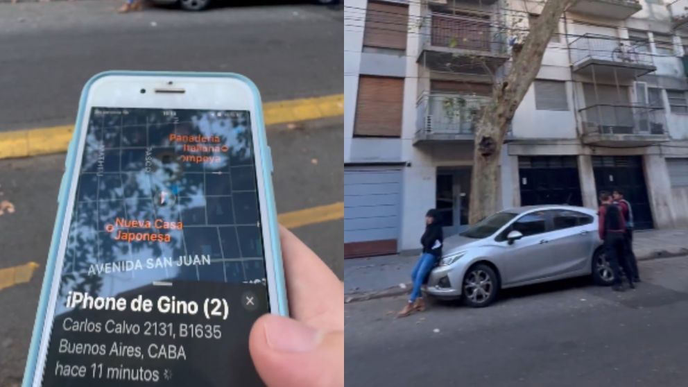 La secuencia del video que compartió Gino Tubaro en las redes sociales.