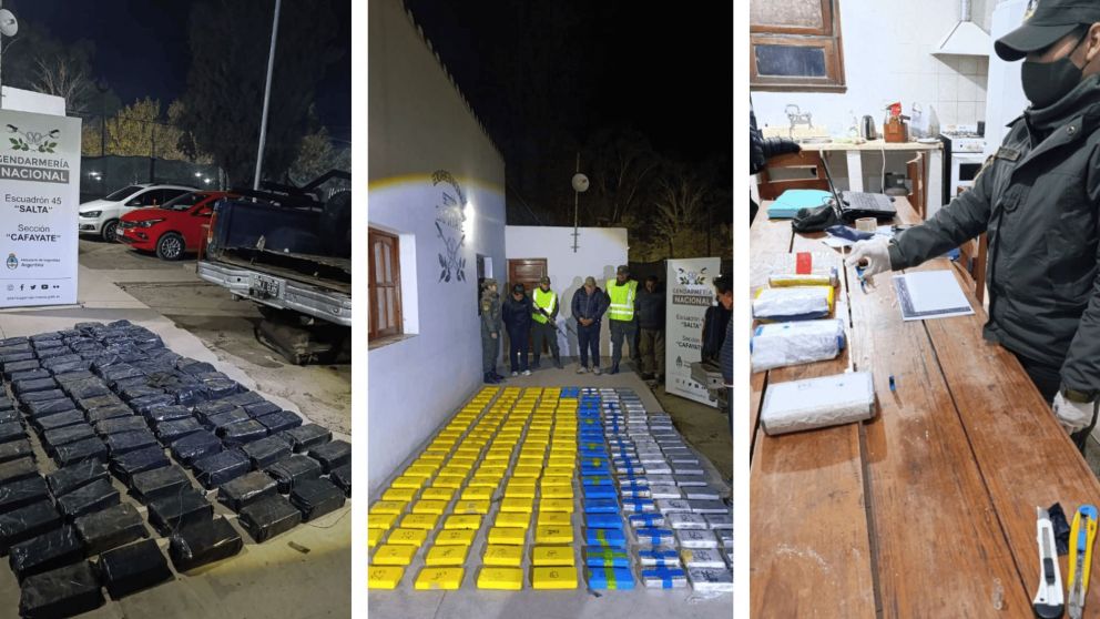 Iban a toda velocidad y con 200 kilos de coca�na: cuatro detenidos