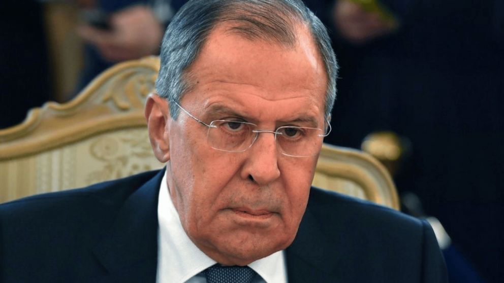 El ministro de Relaciones Exteriores de Rusia, Sergei Lavrov.