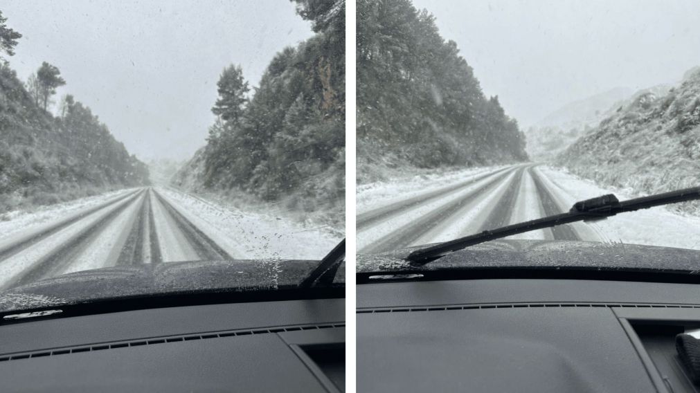 ¡VIDEO! Así nevó en Sierra de la Ventana