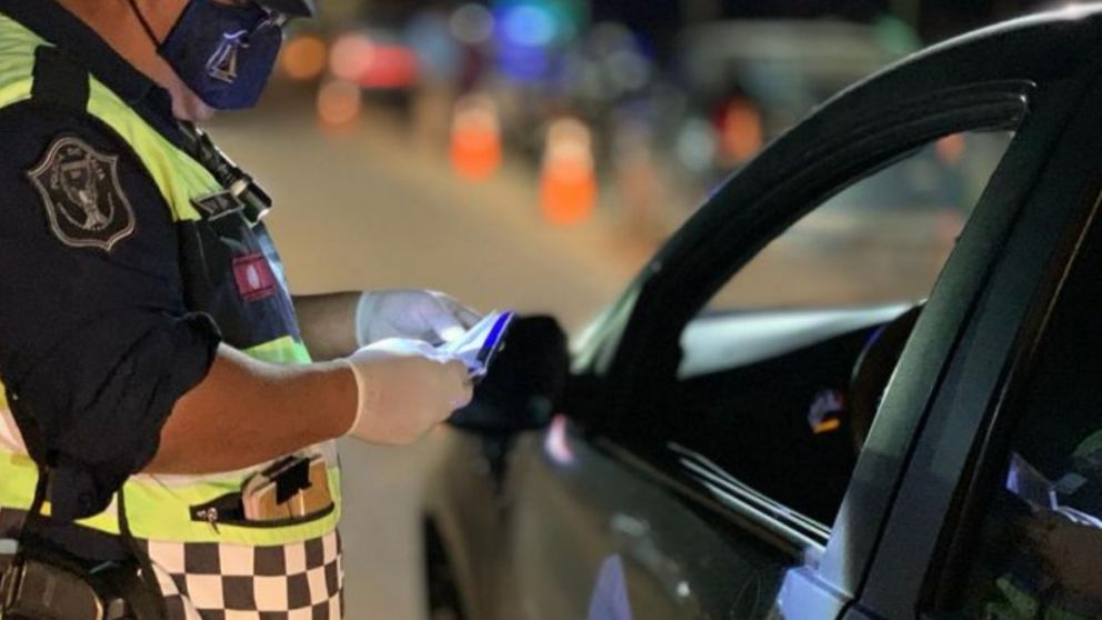 El hombre se resistió al control de alcoholemia y escapó del lugar de los hechos. (imagen ilustrativa)