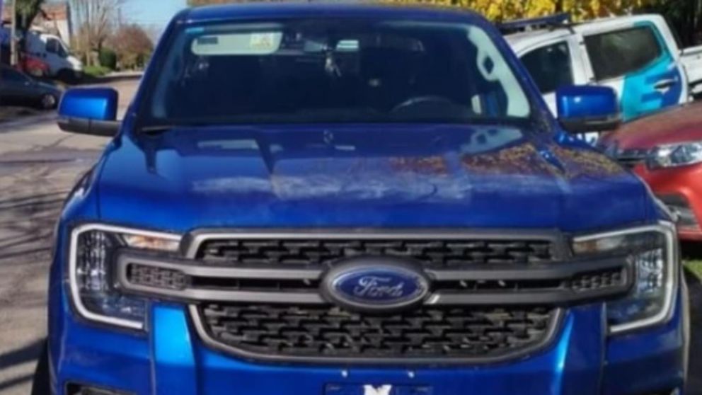 Este es el vehículo que fue hallado en el procedimiento. Crédito: 0223.