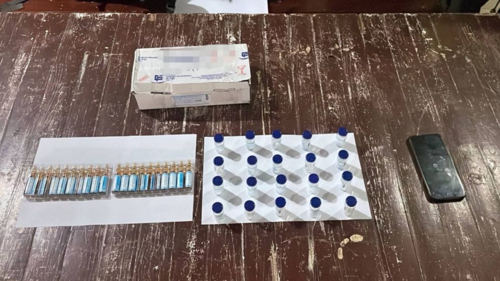 ¡Opioides peligrosos! Cayó con 20 ampollas fentanilo y 20 de remifentanilo