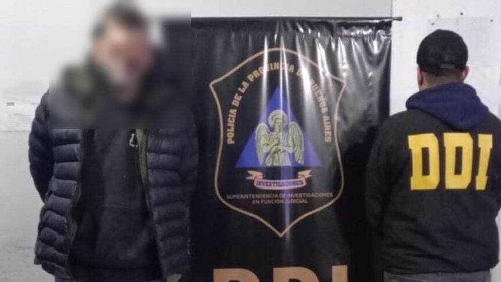Este es el sujeto que resultó aprehendido por los investigadores policiales.