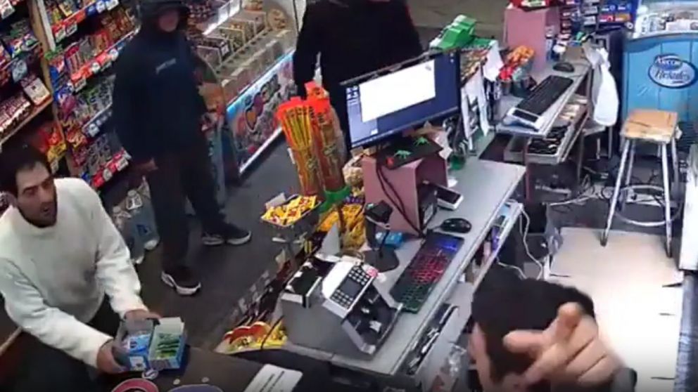 El violento hecho de inseguridad quedó grabado en video (Gentileza 0223).