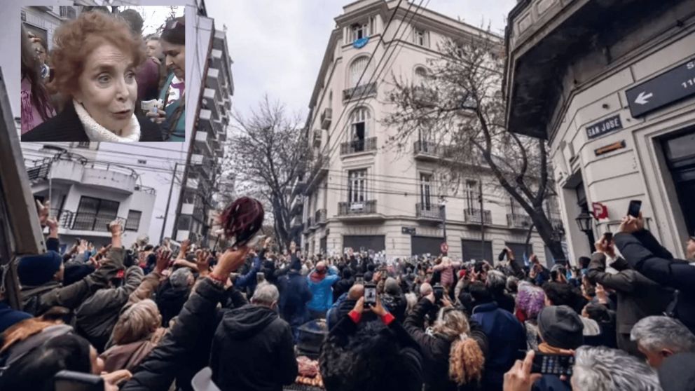 Mirta Busnelli en la marcha: "Es una injusticia lo que se cometió con Cristina Kirchner"