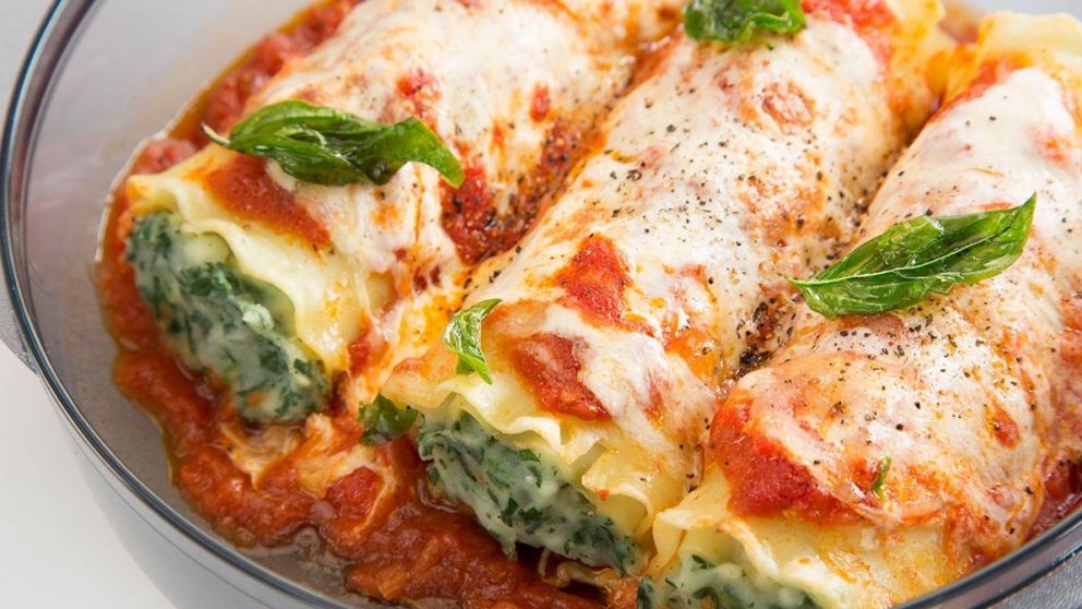 Cómo preparar los mejores canelones de verdura.