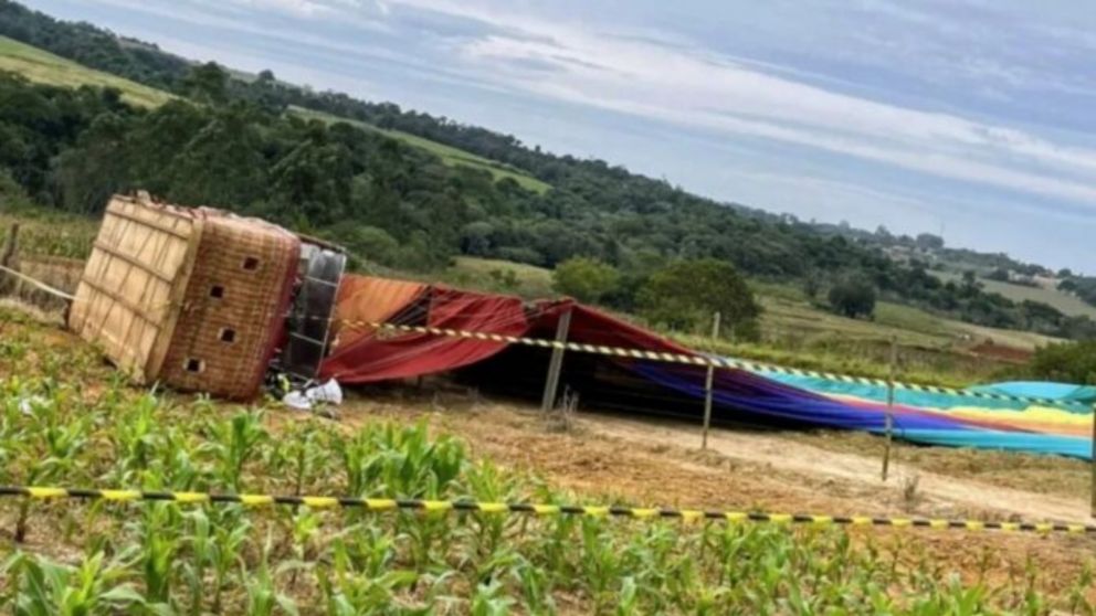 Tragedia en las alturas en Brasil.