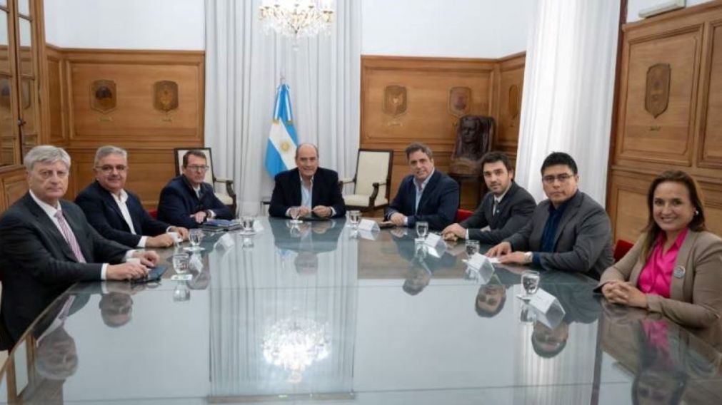 Guillermo Francos se reunió con gobernadores en Casa Rosada (Foto NA).