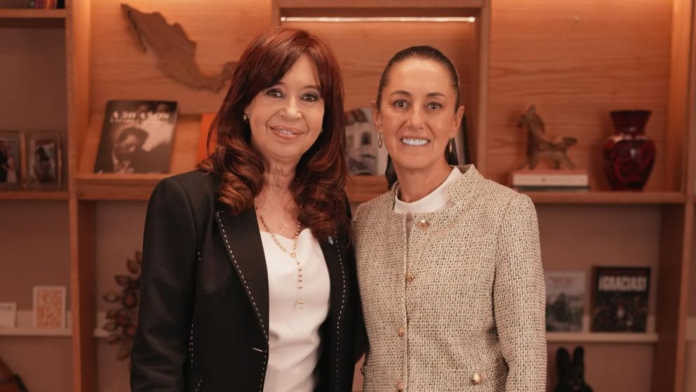 Claudia Sheinbaum se solidarizó con Cristina Kirchner.