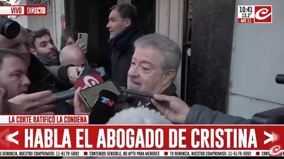 El abogado Carlos Beraldi es uno de los abogados defensores de Cristina Kirchner (Crónica HD).