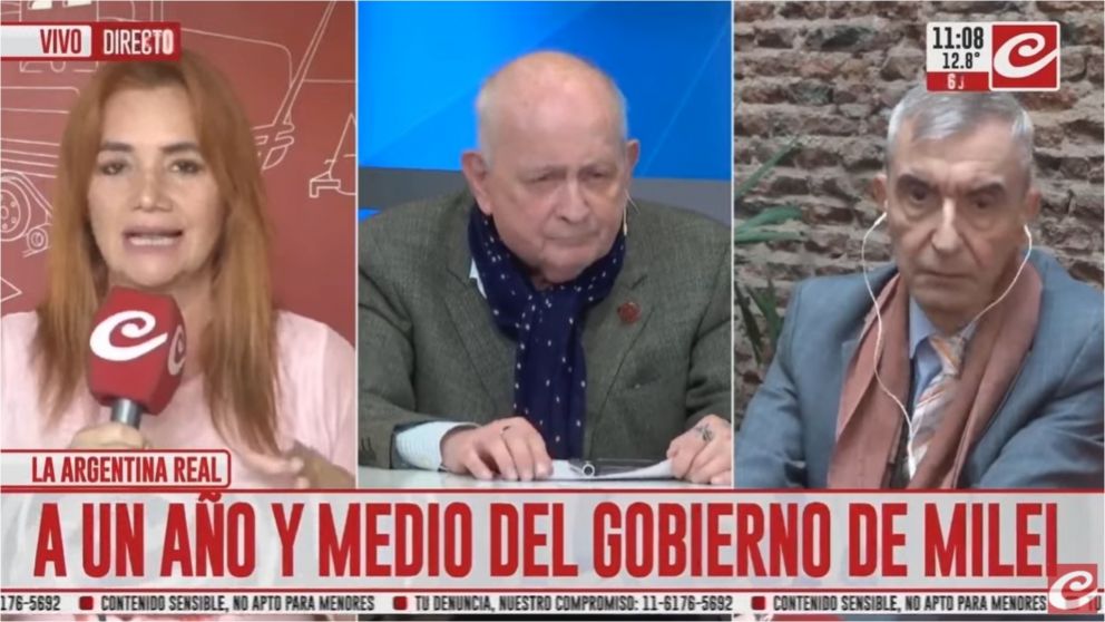 Nancy Pazos, Chiche Gelblung y Nelson Castro dialogaron en la víspera del Día del Periodista.