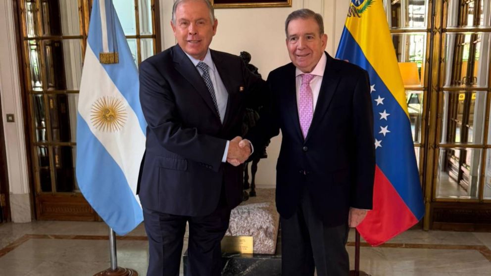 El canciller Werthein recibió al venezolano Edmundo González Urrutia