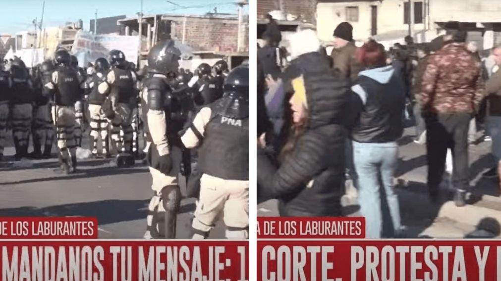 ¡EN VIVO! Tensión en La Salada: puesteros piden la reapertura y la policía controla la zona