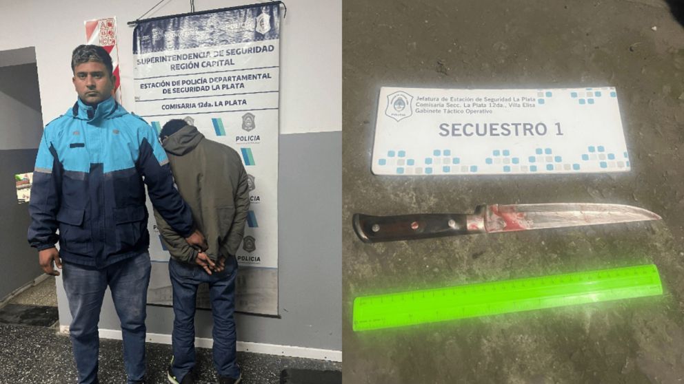 El agresor del jubilado fue detenido.