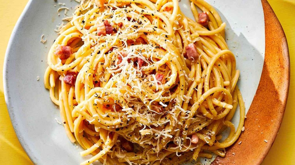 Locura de salsa carbonara.