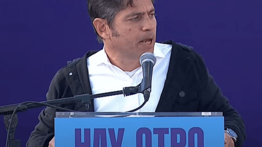 Axel Kicillof en La Plata.