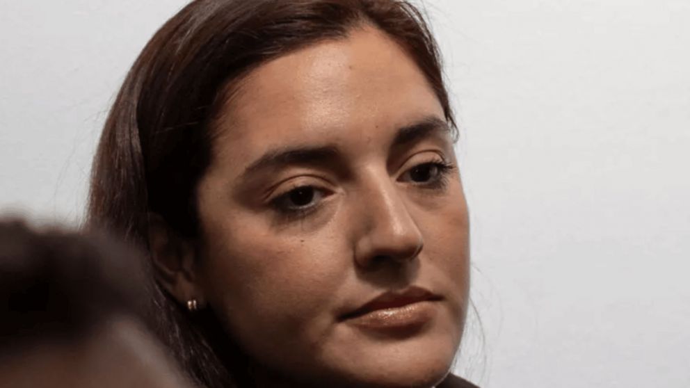 Jana Maradona no ocultó su bronca por la anulación del juicio.