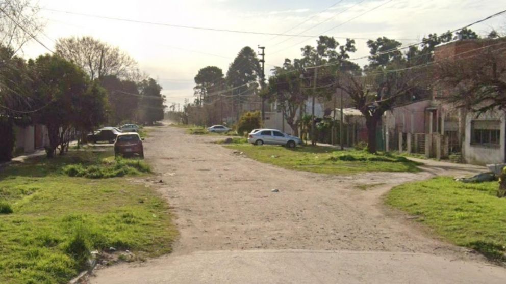 Acá, en este vecindario, se produjo el homicidio de Claudio Fabián Kalenchuk.