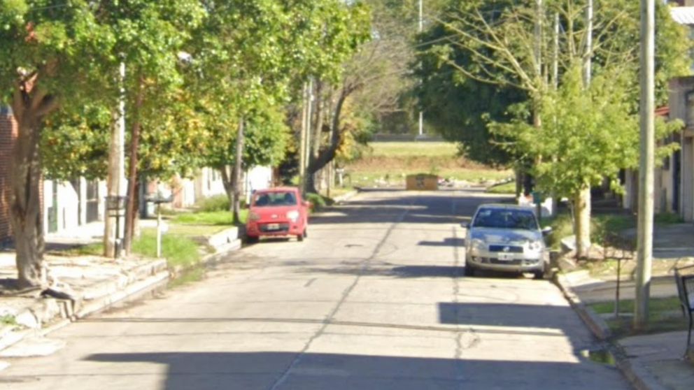 Acá, en este vecindario, se produjo la mortal agresión.