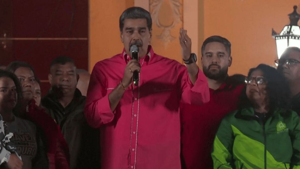 El presidente de Venezuela Nicolás Maduro confirmó que su partido se impuso en 23 de 24 regiones y un 82% de votos en la Asamblea (Imagen redes sociales).