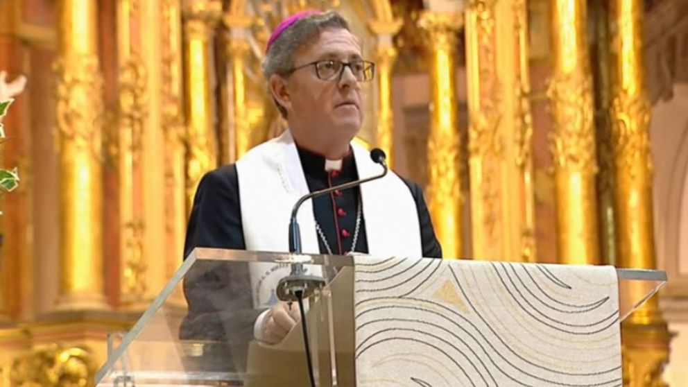 El arzobispo Jorge García Cuerva pidió la "unidad" de los argentinos durante en Tedeum.