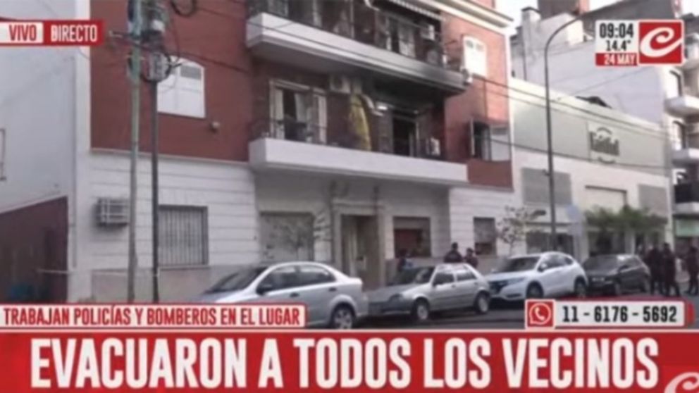 El incendio tuvo lugar en un edificio situado en Acuña de Figueroa 578.