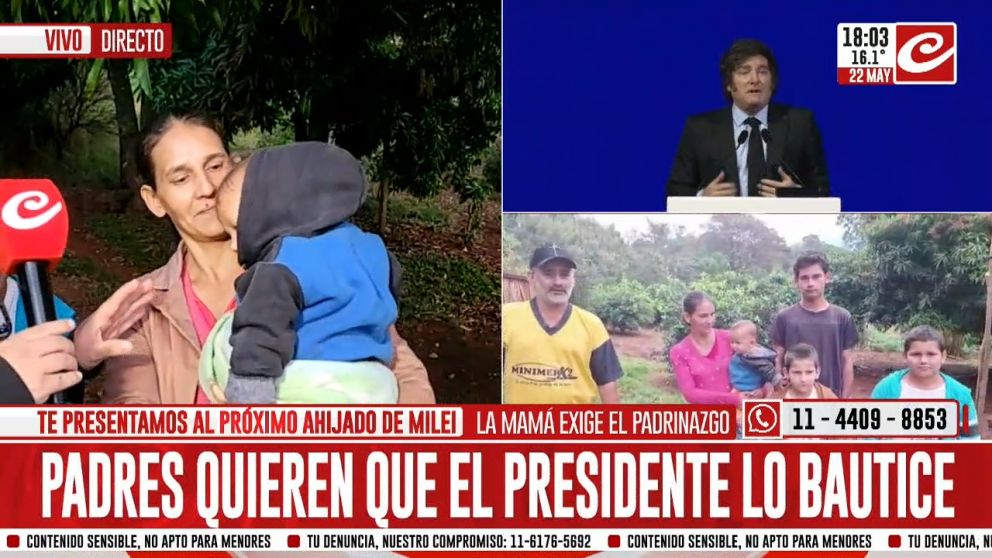 La familia exige que el presidente les de una respuesta.