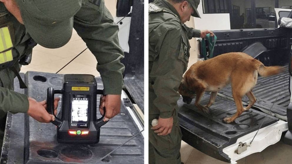 Cuatro hombres, dos camionetas y 258 kilos de cocaína: impactante operativo