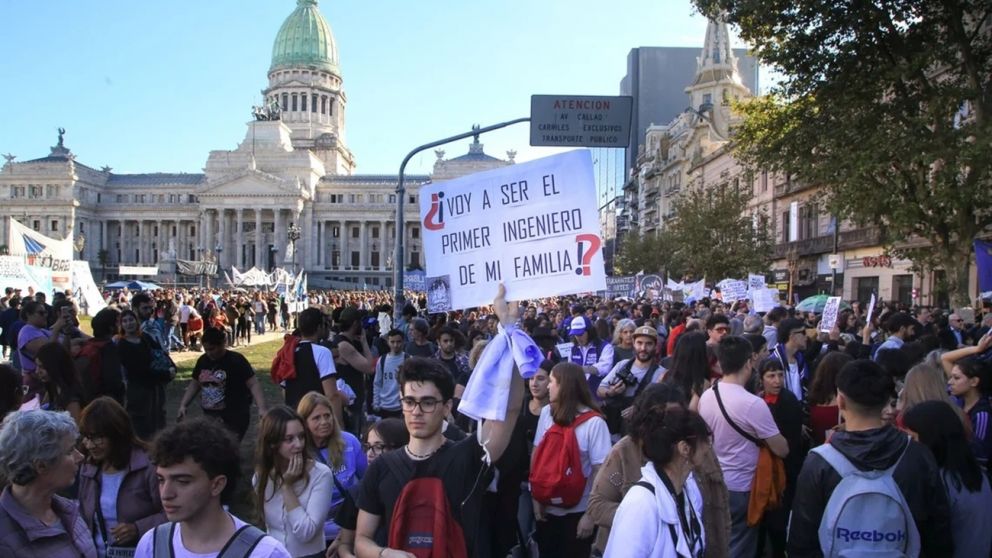 La �ltima marcha federal de estudiantes