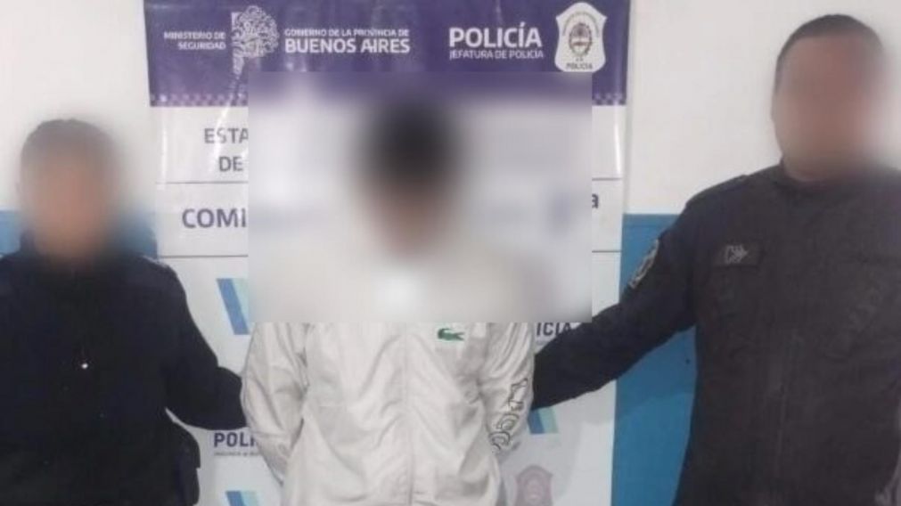 Este es el sujeto que resultó aprehendido por las autoridades policiales. Crédito: 0223.