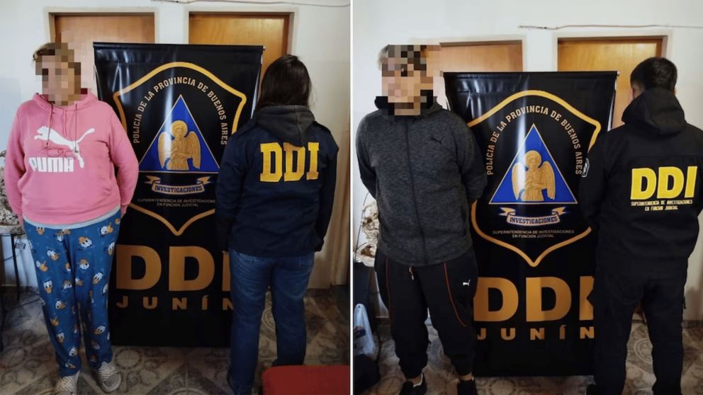 Los sospechosos que terminaron detenidos.