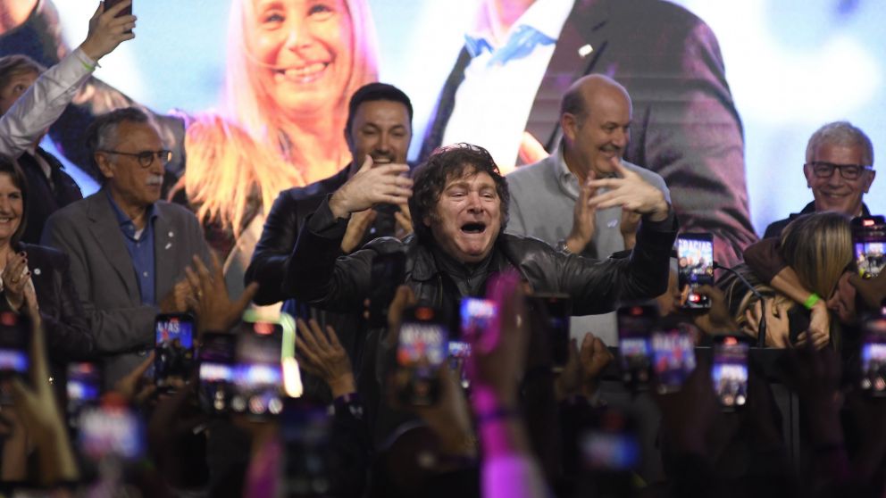La Libertad Avanza ganó en la ciudad de Buenos Aires. (Foto: Rubén Paredes)