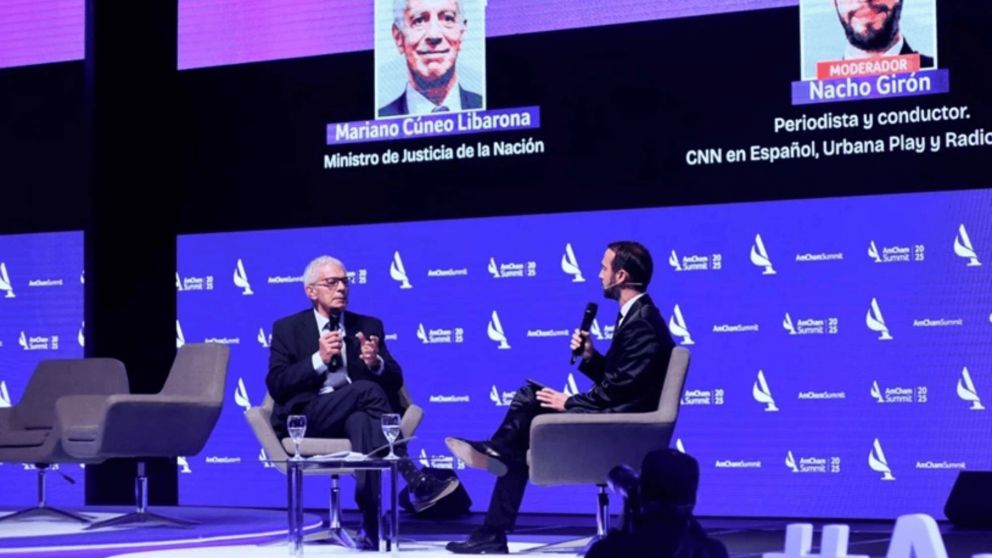 Mariano C�neo Libarona: "Est� en estudio un proyecto de ampliaci�n de la Corte"