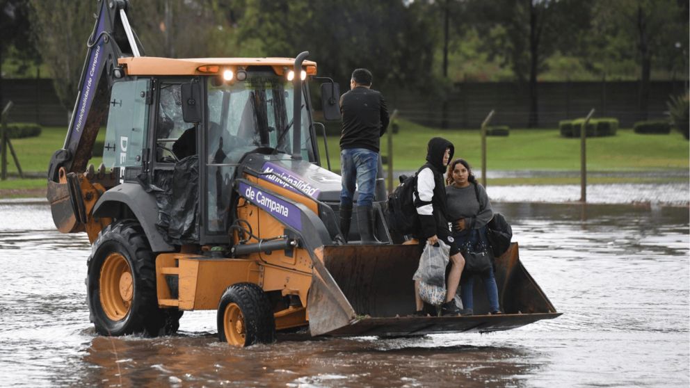 La provincia de Buenos Aires sigue con los trabajos tras la inundación que provocó miles de evacuados y un intenso despliegue de ayuda y rescate (Imagen: gentileza El Debate).
