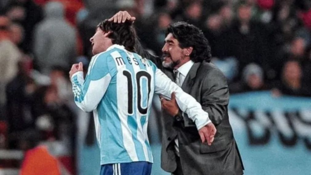 El emotivo posteo de Lionel Messi para recordar a Diego Maradona a cinco a�os de su muerte