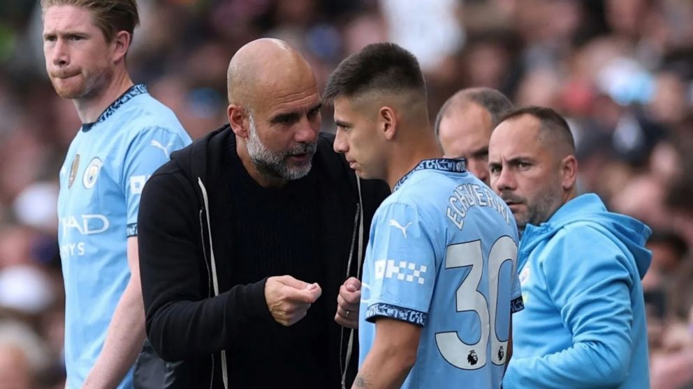Pep Guardiola se plant�, habl� sobre el posible regreso del Diablito Echeverri a Manchester City y destruy� a su representante