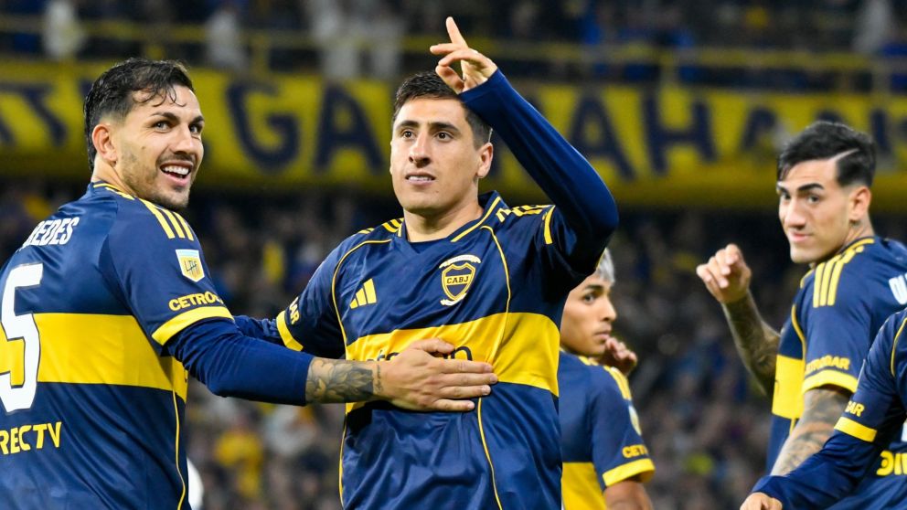 La sensacional marca que alcanzó Miguel Merentiel en la historia de Boca tras el doblete ante Talleres