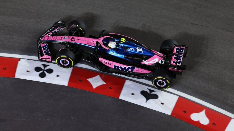 Franco Colapinto mejoró con el Alpine y quedó 16 en la práctica libre 2 del Gran Premio de Las Vegas de Fórmula 1