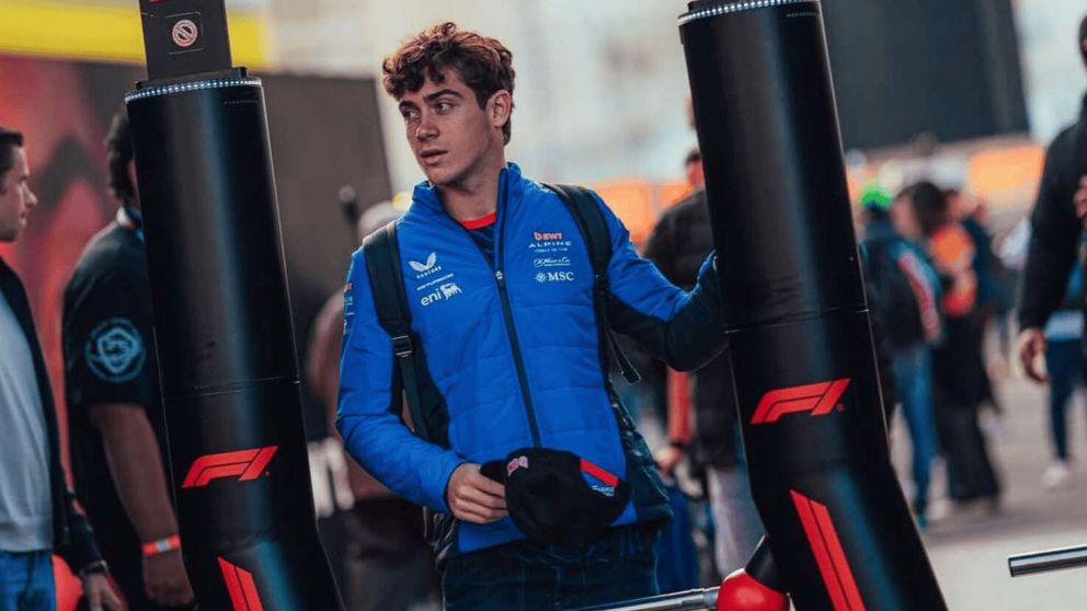 Franco Colapinto no anduvo bien en la primera prueba libre del Gran Premio de Las Vegas de Fórmula 1